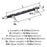 Carrione Zinc Marble Black / Polished Chrome Cabinet Pull 12