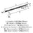 Carrione Zinc Marble Black / Polished Chrome Cabinet Pull 9