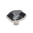 Carrione Zinc Marble Black / Polished Nickel Cabinet Knob 1