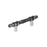 Carrione Zinc Marble Black / Polished Nickel Cabinet Pull 1