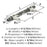 Carrione Zinc Marble Black / Polished Nickel Cabinet Pull 7