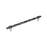 Carrione Zinc Marble Black / Polished Nickel Cabinet Pull 3