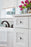 Carrione Zinc Marble White / Black Bronze Cabinet Knob 9