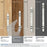 Carrione Zinc Marble White / Black Bronze Cabinet Pull 27