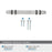 Carrione Zinc Marble White / Black Bronze Cabinet Pull 22