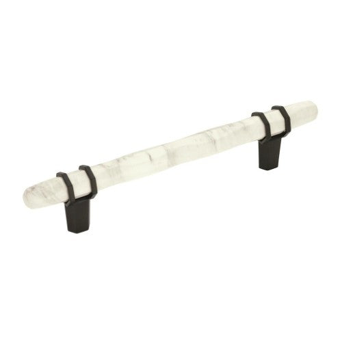 Carrione Zinc Marble White / Black Bronze Cabinet Pull 4