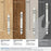 Carrione Zinc Marble White / Black Bronze Cabinet Pull 34