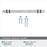Carrione Zinc Marble White / Black Bronze Cabinet Pull 18
