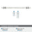 Carrione Zinc Marble White / Black Bronze Cabinet Pull 15