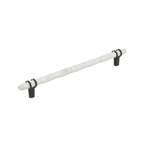 Carrione Zinc Marble White / Black Bronze Cabinet Pull 3