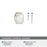 Carrione Zinc Marble White / Champagne Bronze Cabinet Knob 5