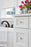Carrione Zinc Marble White / Champagne Bronze Cabinet Knob 9