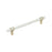Carrione Zinc Marble White / Golden Champagne Cabinet Pull 2