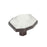 Carrione Zinc Marble White / Oil Rubbed Bronze Cabinet Knob 1