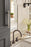 Carrione Zinc Marble White / Oil Rubbed Bronze Cabinet Pull 33