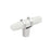 Carrione Zinc Marble White / Polished Chrome Cabinet Knob 2
