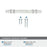 Carrione Zinc Marble White / Polished Chrome Cabinet Pull 16