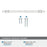 Carrione Zinc Marble White / Polished Chrome Cabinet Pull 14