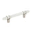 Carrione Zinc Marble White / Satin Nickel Cabinet Pull 6