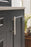 Carrione Zinc Marble White / Satin Nickel Cabinet Pull 23