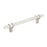 Carrione Zinc Marble White / Satin Nickel Cabinet Pull 4