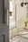 Carrione Zinc Marble White / Satin Nickel Cabinet Pull 29