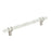Carrione Zinc Marble White / Satin Nickel Cabinet Pull 5