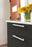 Carrione Zinc Marble White / Satin Nickel Cabinet Pull 20