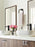 Carrione Zinc Marble White / Black Bronze Cabinet Knob 10