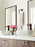 Carrione Zinc Marble White / Oil Rubbed Bronze Cabinet Knob 4