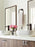 Carrione Zinc Marble White / Oil Rubbed Bronze Cabinet Knob 12