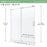 Marina Glass & Aluminum Brushed Nickel Shower Door Brushed Nickel 2