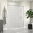 Marina Glass & Aluminum Silver Shower Door Silver 4