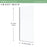 Marina Glass & Aluminum Brushed Nickel Shower Door Brushed Nickel 2