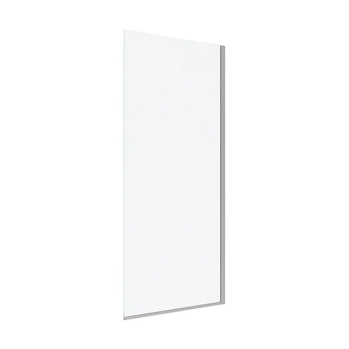 Marina Glass & Aluminum Brushed Nickel Shower Door Brushed Nickel 1