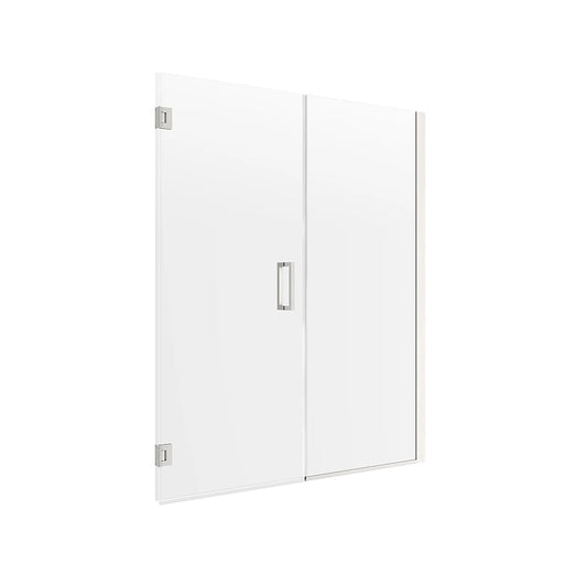 Marina Glass & Aluminum Brushed Nickel Shower Door Brushed Nickel 1