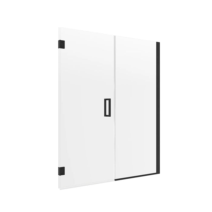 Marina Glass & Aluminum Matte Black Shower Door Matte Black 1