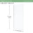 Marina Glass & Aluminum Silver Shower Door Silver 2