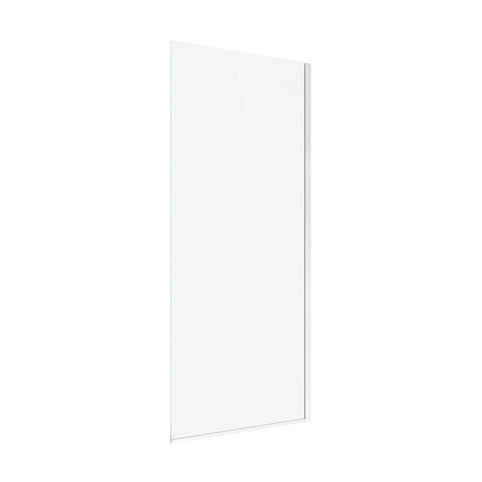 Marina Glass & Aluminum Silver Shower Door Silver 1