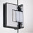 Marina Glass & Aluminum Silver Shower Door Silver 5