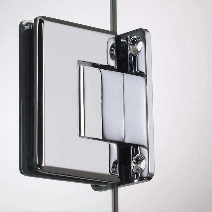 Marina Glass & Aluminum Silver Shower Door Silver 5