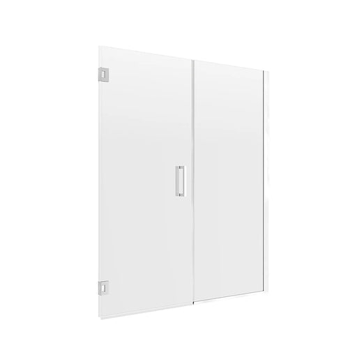 Marina Glass & Aluminum Silver Shower Door Silver 1