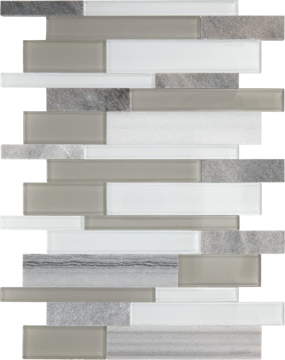 Perfit Mosaix Natural Stone Marmara & Glass PT51 Mosaic Polished 1