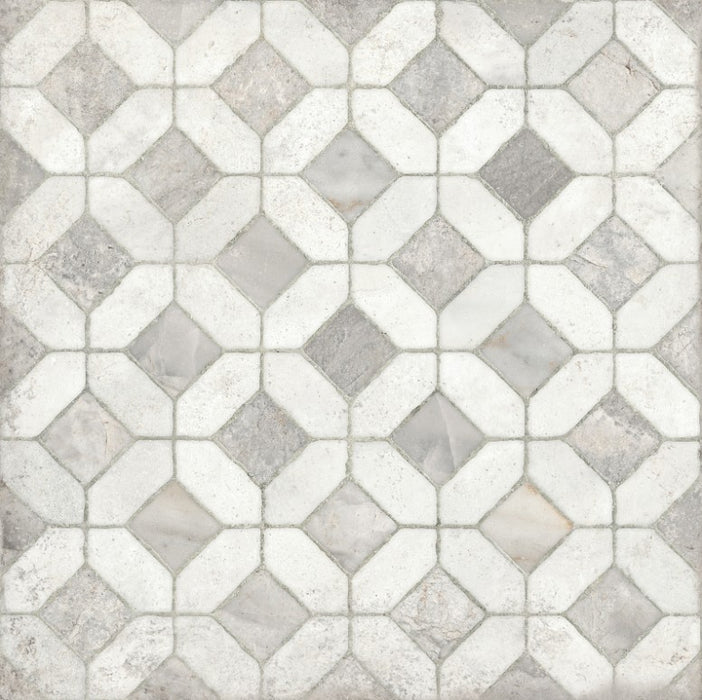 Full Tile Sample - Tagina Marmi Imperiali Decoro Valentia Porcelain Tile - 24" x 24" x 10 MM Matte