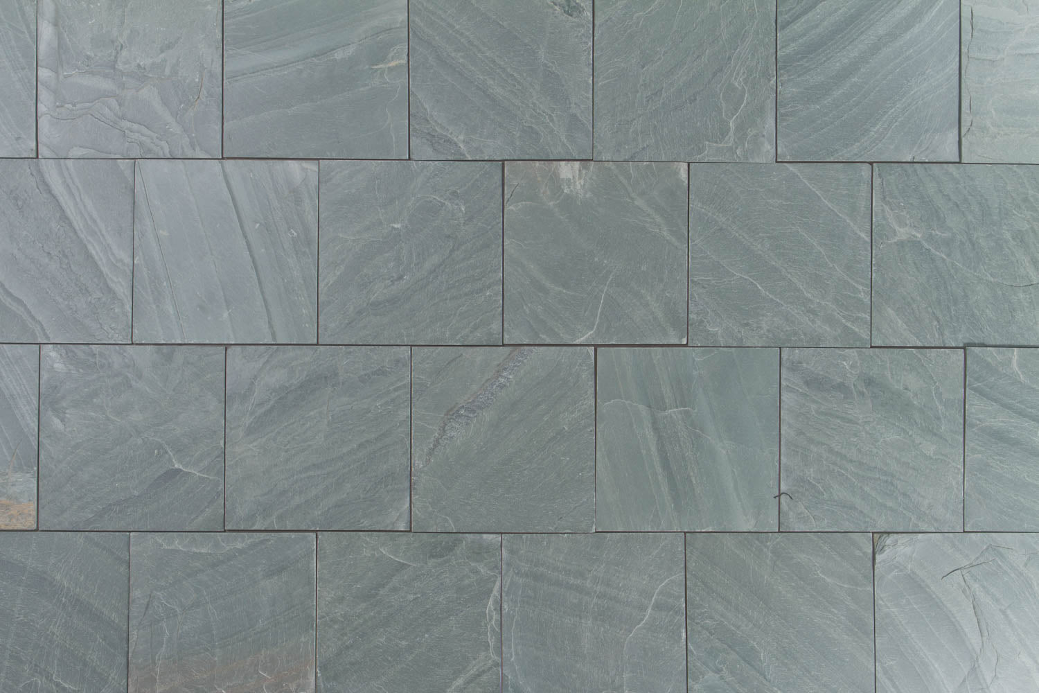 Full Tile Sample - Marsh Green Slate Tile - 12" x 12" x 3/8" - 9/16" Natural Cleft