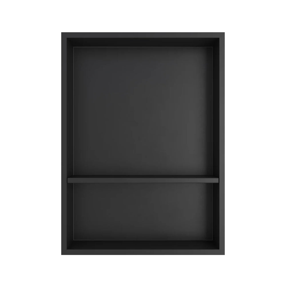 Stainless Steel Matte Black Shower Niche Matte Black 1
