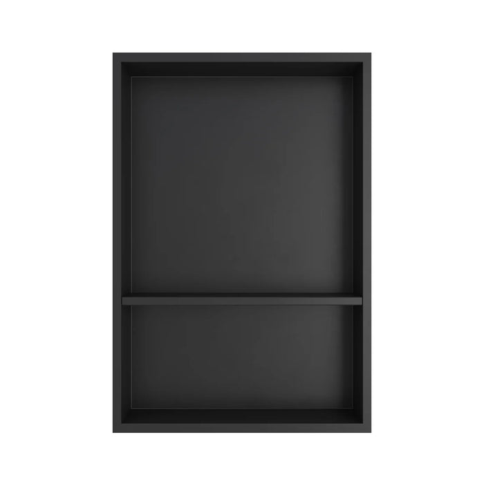 Stainless Steel Matte Black Shower Niche Matte Black 2