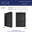 Stainless Steel Matte Black Shower Niche Matte Black 5