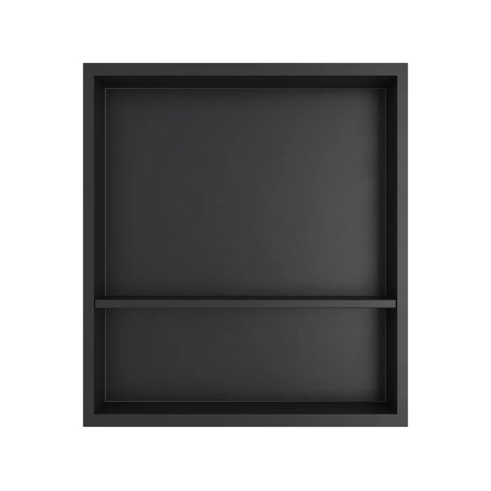 Stainless Steel Matte Black Shower Niche Matte Black 2