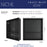 Stainless Steel Matte Black Shower Niche Matte Black 5